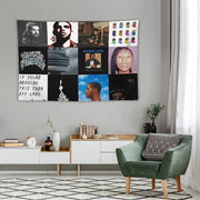 Rapper Tapestry Drake Album Wall Art Poster Room Aesthetic  Painting Bedroom  Tapestries Living  Room Walls Decorative